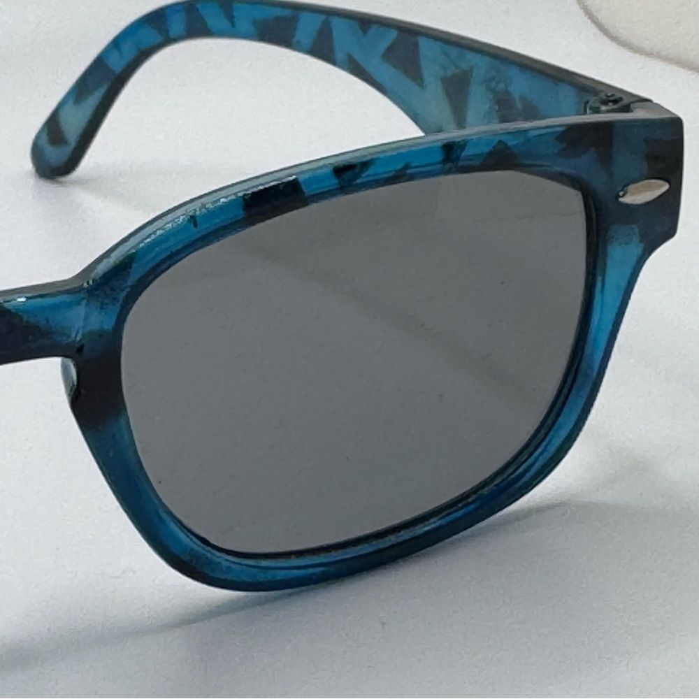 Blue Patterned Sunglasses - Picture 2 of 7